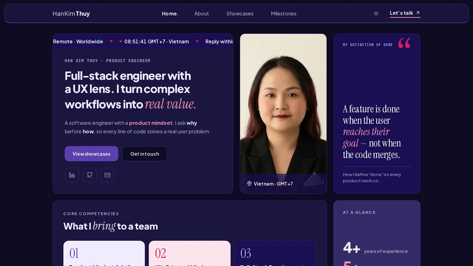 Portfolio screenshot